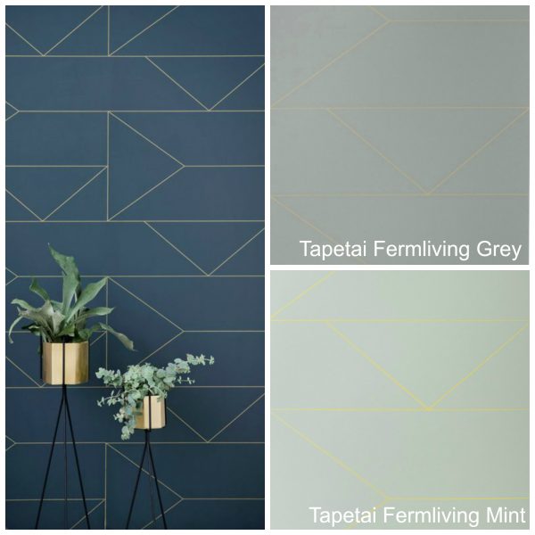 Geometrinių raštų tapetai